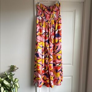 Shein Colorful Strapless Jumper